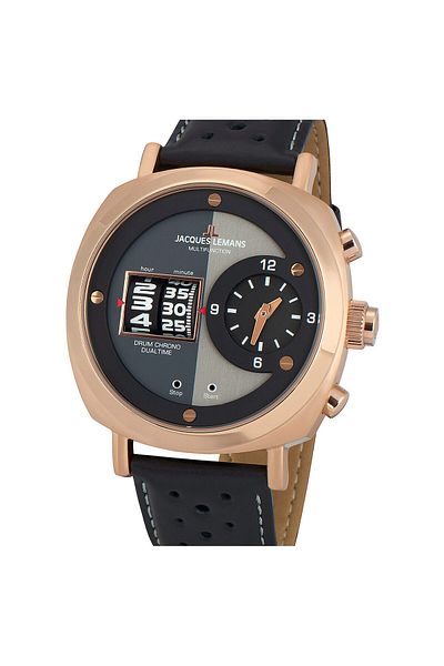 Jacques Lemans Ανδρικό ρολόι Jacques Lemans 1-2058C, Quartz, 44mm, 5ATM