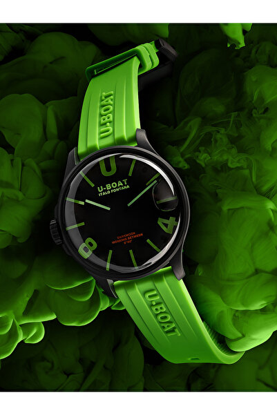 U-BOAT 9534/A Ανδρικό Ρολόι IPB Darkmoon Green 44mm 5ATM