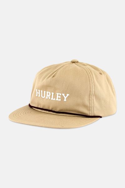 Hurley Men Brand Logo Cap, Khaki
