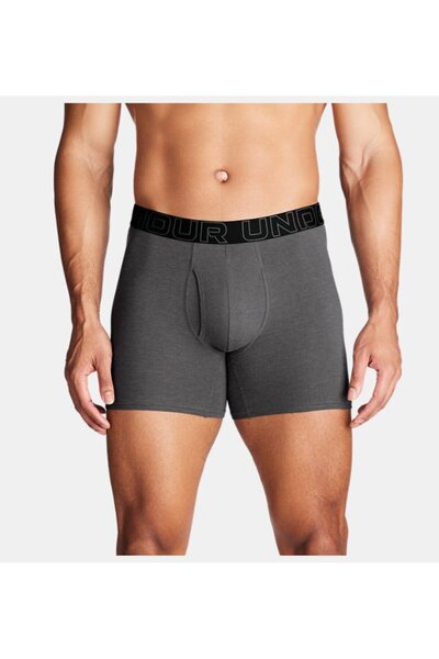 Under Armour Erkek UA Performance Cotton 6" Boxerjock - 3'lü Paket 1383889-025