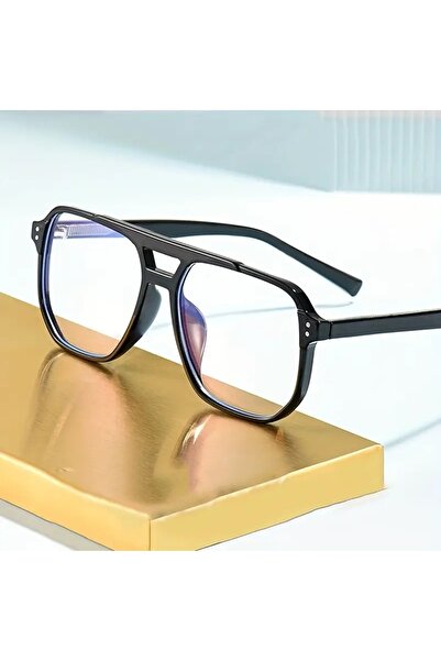 Nilu Moda Pilot Blue Light Presbyopia Glasses, Large Frame Hyperopia Glasses