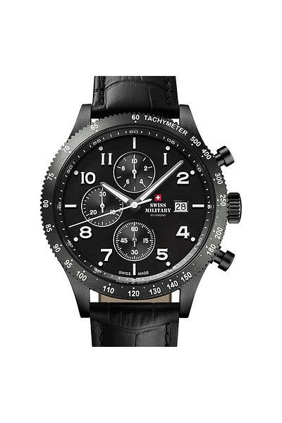 Swiss Military Mens Watch By Chrono Sm34084.07, Quartz, 42mm, 10atm