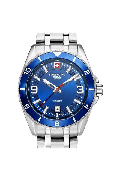 Swiss Alpine Military Mens Watch Swiss Military 7034.1135, Quartz, 42mm, 10atm