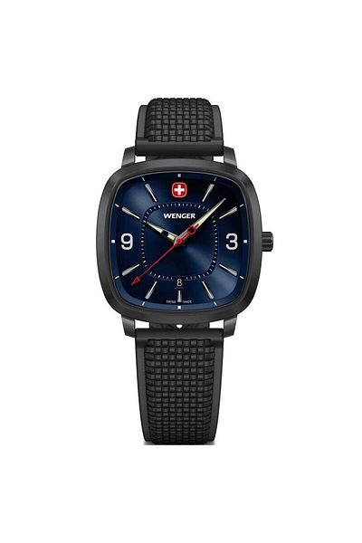 Wenger Mens Watch 01.1921.112, Quartz, 37mm, 5atm