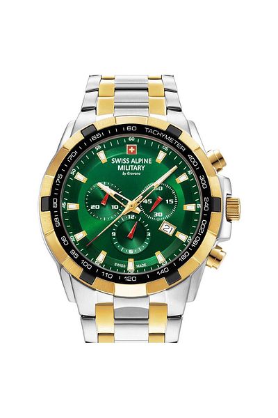 Swiss Alpine Military Ceas de bărbați Swiss Military 7043.9144, cuarț, 47 mm, 10ATM