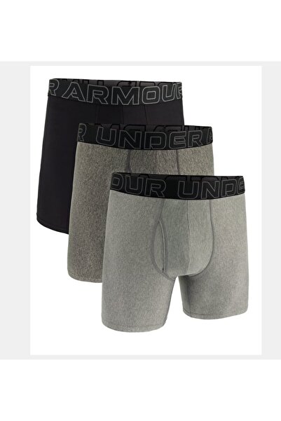 Under Armour Erkek UA Tech 6" Boxerjock - 3'lü Paket 1383878-035