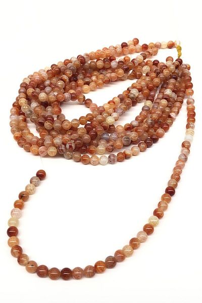 Hayalperest boncuk 8 Mm Light Brown Colored Natural Stone Beads