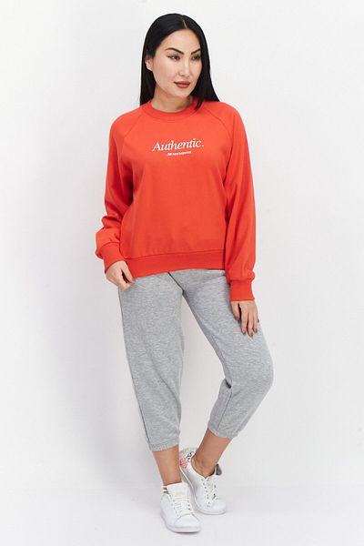 New Balance Women Sportswear Fit Outdoor Sweatshirt, Red