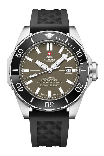 Swiss Military Mens Watch Sma34092.08, Automatic, 45mm, 100atm