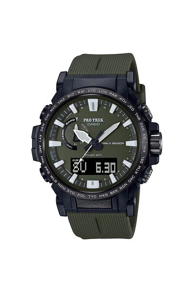 Casio Ανδρικό ρολόι Casio PRW-61Y-3ER, Quartz, 47mm, 10ATM