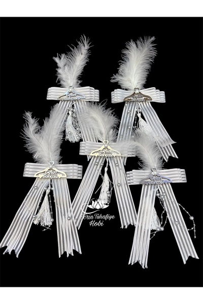 ecrin tuhafiye hobi Gelin Bohça Süsü, Gelin Çeyiz Düğün Nişan Kına Süsü 5 Adet