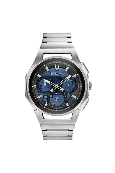 Bulova Ανδρικό ρολόι Bulova 96A205, Quartz, 44mm, 3ATM