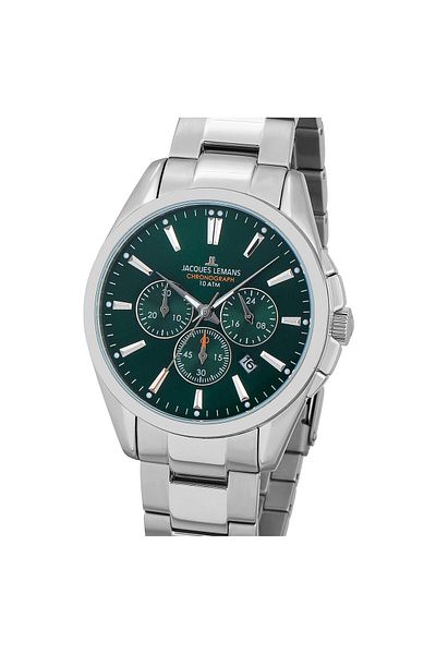 Jacques Lemans Ανδρικό ρολόι Jacques Lemans 1-1945F, Quartz, 43mm, 10ATM