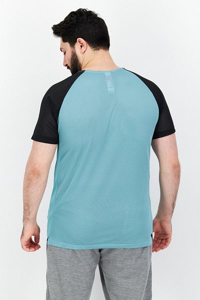 New Balance Men Sportswear Fit Short Sleeve Training T-Shirt, Green/Black