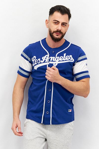 Genuine Merchandise Men Sportswear Fit Short Sleeve Training Jersey, Blue