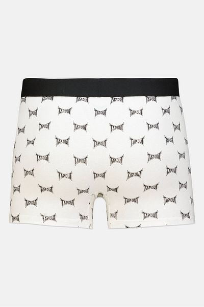 Tapout Men 3 Pcs Allover Print Boxer Brief, Blue