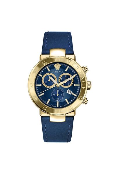 Versace Mens Watch Vepy00921, Quartz, 44mm, 5atm