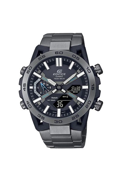 Casio Ανδρικό ρολόι Casio ECB-2000DC-1AEF, Quartz, 48mm, 10ATM