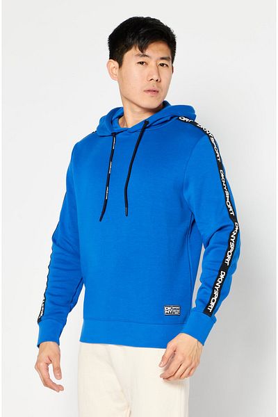 DKNY Sport Men Sportswear Fit Long Sleeve Training Sweatshirt, Blue
