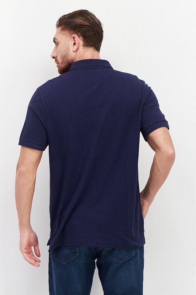 Vince Camuto Men Regular Fit Embroidered Logo Short Sleeves Polo Shirt, Navy
