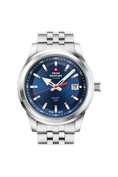 Swiss Military Mens Watch Sm34094.03, Quartz, 41mm, 5atm