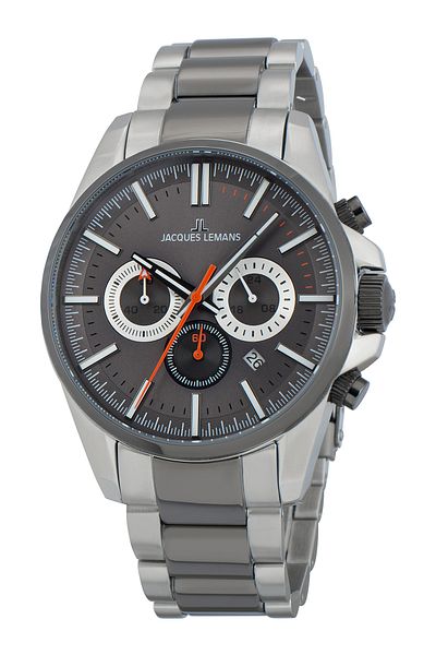 Jacques Lemans Ανδρικό Ρολόι 1-2119e, Quartz, 44mm, 10atm
