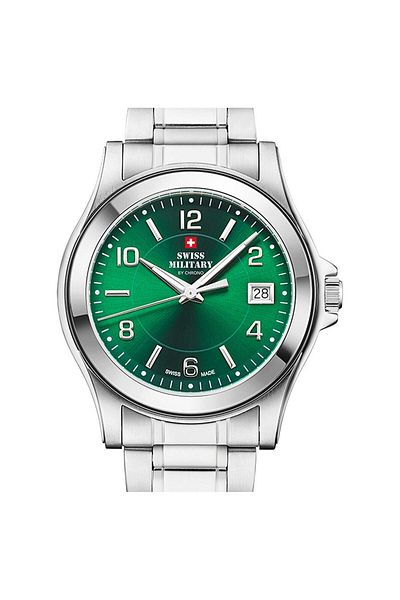 Swiss Military Mens Watch Sm34002.24, Quartz, 39mm, 5atm