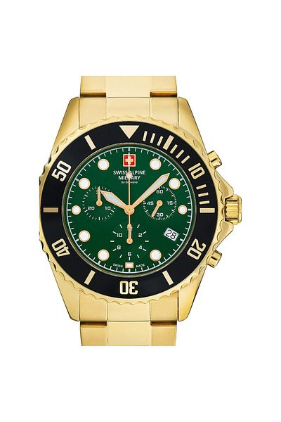 Swiss Alpine Military Mens Watch Swiss Military 7053.9114, Quartz, 42mm, 10atm
