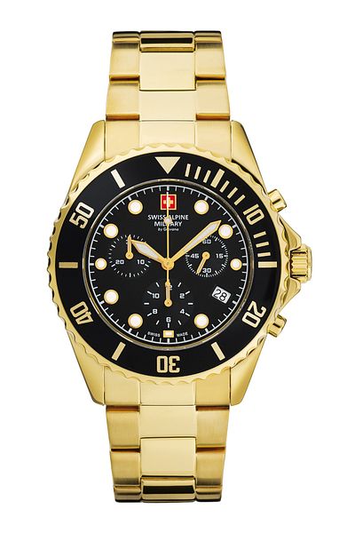 Swiss Alpine Military Mens Watch Swiss Military 7053.9117, Quartz, 42mm, 10atm