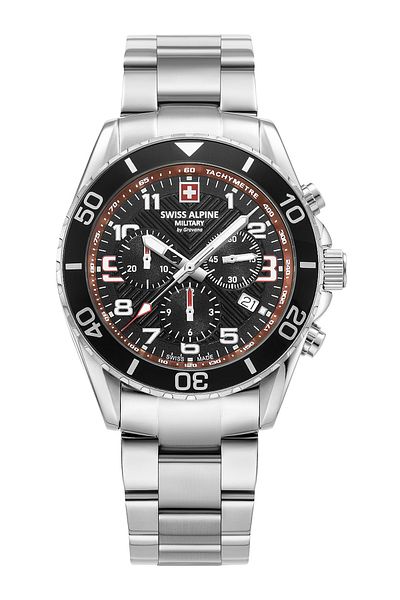 Swiss Alpine Military Mens Watch Swiss Military 7029.9136, Quartz, 42mm, 10atm