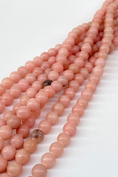 Hayalperest boncuk Χάντρες από φυσική πέτρα Salmon Ceyt 8 mm