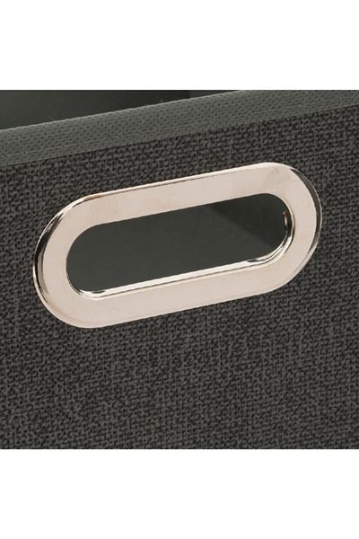 Five Simply Smart Polypropylene and Metal Foldable Storage Box 31 x 15cm