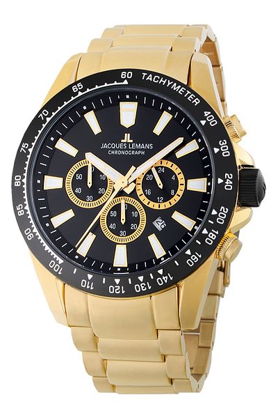 Jacques Lemans Ανδρικό Ρολόι 1-2140i, Quartz, 48mm, 10atm