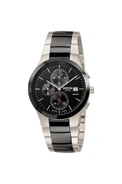 Boccia Mens Watch 3748-01, Quartz, 39mm, 5atm