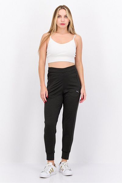 Puma Women Sportwear Fit Brand Logo Training Pants, Charcoal