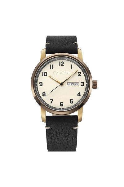 Wenger Mens Watch 01.1541.124, Quartz, 42mm, 10atm