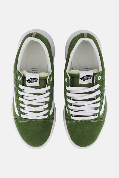 Vans Men Old Skool Over Lace Up Shoes, Olive