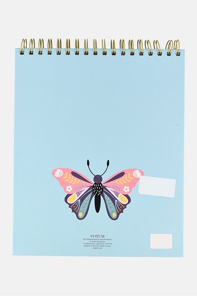 Votum Large Spiral Sketchbook, Sky Blue Combo