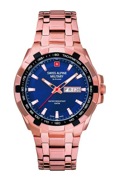 Swiss Alpine Military Mens Watch Swiss Military 7043.1165, Quartz, 42mm, 10atm