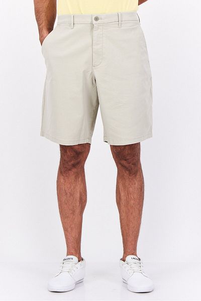GAP Men Plain 10 Inseam Chino Shorts, Stone