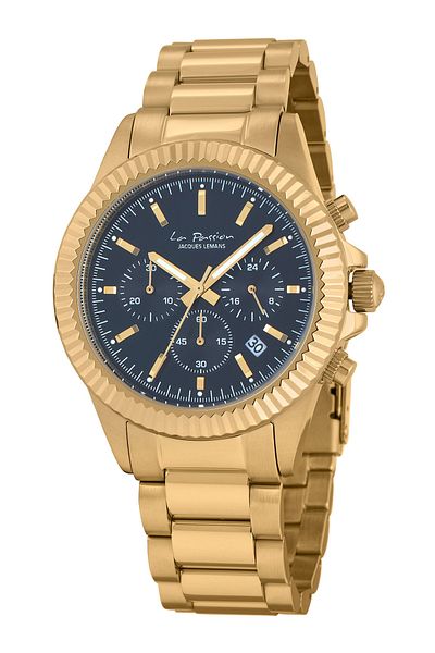 Jacques Lemans Ανδρικό ρολόι Jacques Lemans LP-111Q, Quartz, 42mm, 10ATM