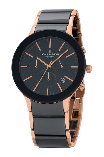 Jacques Lemans Ανδρικό ρολόι Jacques Lemans 1-1854C, Quartz, 42mm, 5ATM