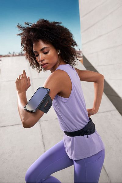 Tchibo Elastic Sports Belt, Dark Grey