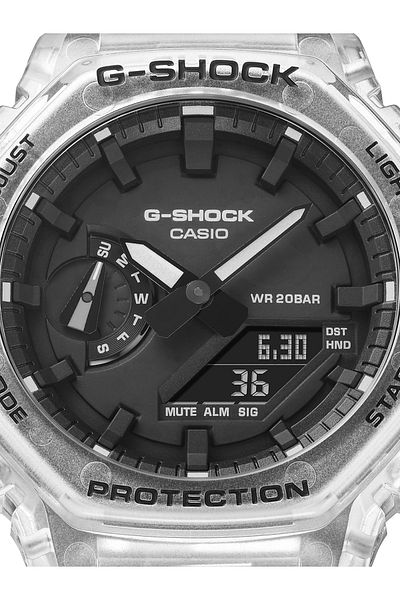 Casio Mens Watch Ga-2100ske-7aer, Quartz, 45mm, 20atm