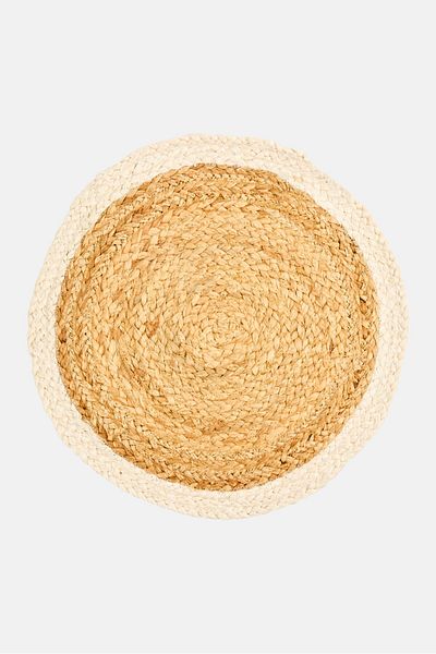 Muy Mucho Jute Place Mat 38 D Cm, Beige