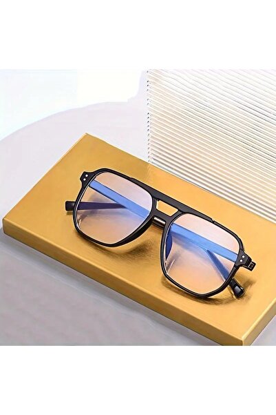 Nilu Moda Pilot Blue Light Presbyopia Glasses, Large Frame Hyperopia Glasses