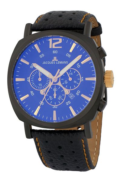 Jacques Lemans Ανδρικό ρολόι Jacques Lemans 1-1645.1O, Quartz, 46mm, 10ATM