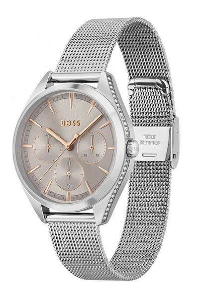 BOSS Γυναικείο ρολόι Boss 1502638, Quartz, 38mm, 3ATM