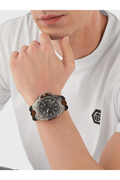 PHILIPP PLEIN Ανδρικό ρολόι Philipp Plein PWTBA0523, Quartz, 45mm, 5ATM