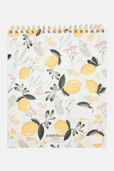 Paperbuzz Sketch Book With 12 Gel Pen Set, White Combo